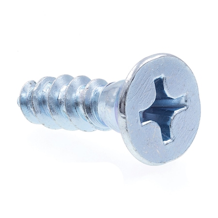Prime-Line Wood Screw Flat Head, Phillips Drive No. 16 X 1in Zinc Plated Steel 10PK 9036724